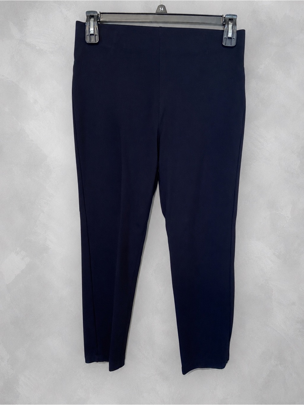 Karen Scott Black Ankle Ponte Pants